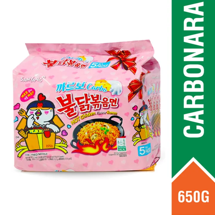 Samyang Carbonara Ramen 650Gm (Family Pack) Korea