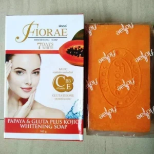 Fiorae Papaya & Gluta Plus Kojic Whitening Soap- 165gm