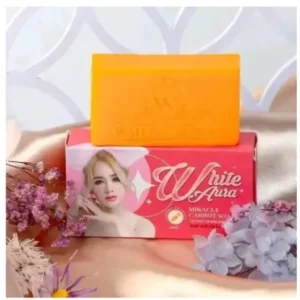 White Aura Miracle Carrot Soap|| 160gm || Thailand